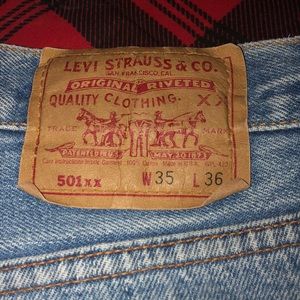 Levi’s 501 W35 L36